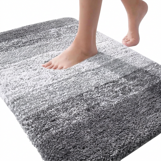 Bathroom Rugs Mat Extra Soft Absorbent Microfiber Bath Rugs Rubber