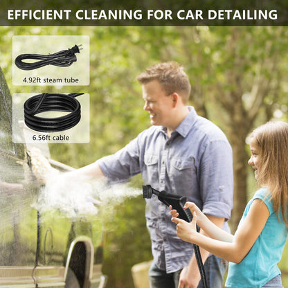 Compact handheld steam cleaning tool for selected hard floors, bathroom areas, and compatible household surfaces.
