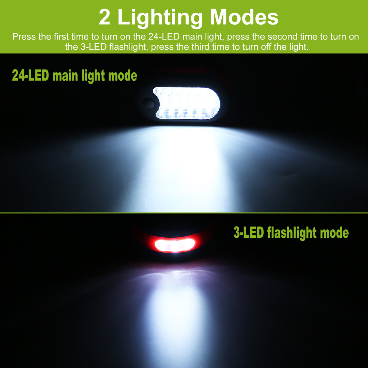 Older woman exploring practical home safety products online, including a portable LED light for illuminating dim closets, storage spaces, and household work areas.