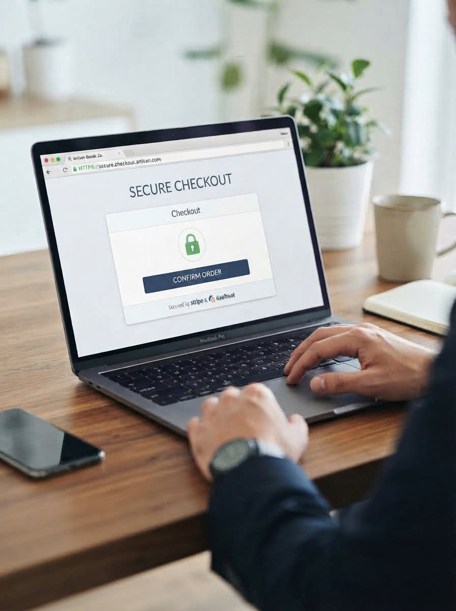 Secure online checkout