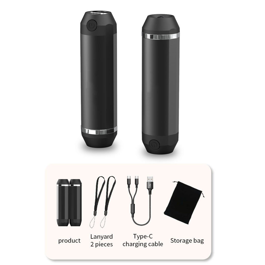 Split magnetic hand warmers designed for convenient carrying and versatile outdoor use.