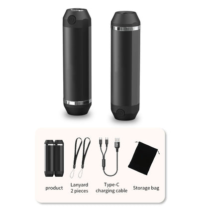 Split magnetic hand warmers designed for convenient carrying and versatile outdoor use.