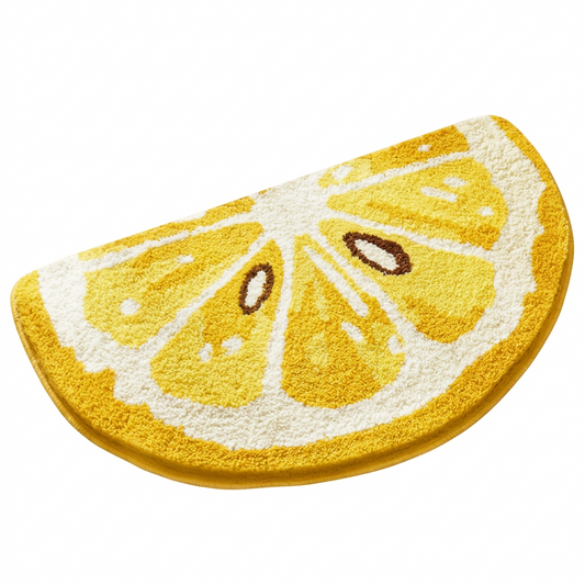 Lemon Fruit Bath Mats Cute Bathroom Rugs